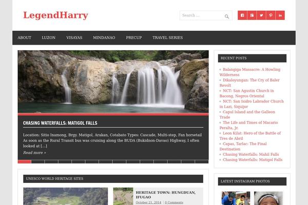 WordPress website example screenshot