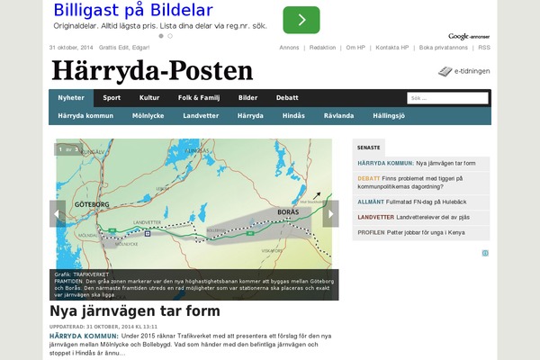 harrydaposten.se site used Wmmedia