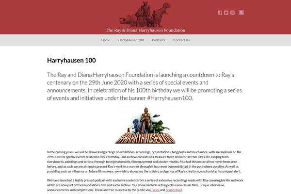 harryhausen100.com site used Harryhausen