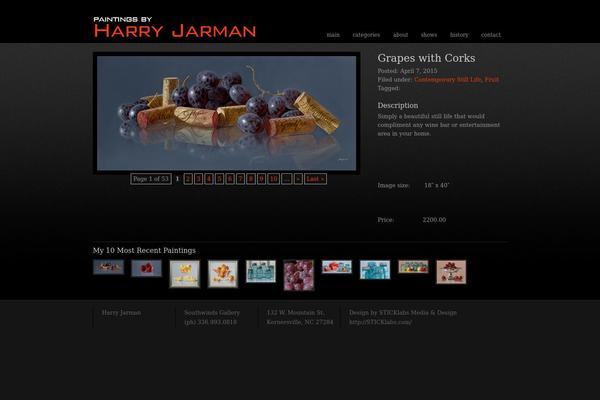 harryjarman.com site used Hj