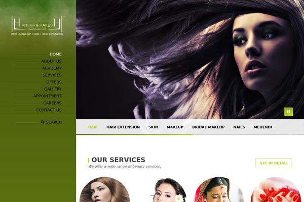 BeautySpot theme site design template sample