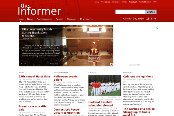 hartfordinformer.com site used Informer