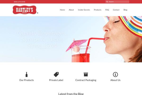 hartleys WordPress theme, websites list used hartleys theme hartleys theme websites examples