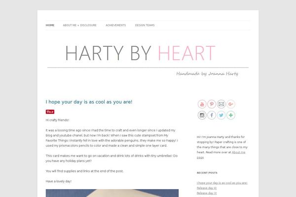Twenty Twelve theme site design template sample