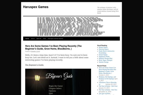 WordPress website example screenshot