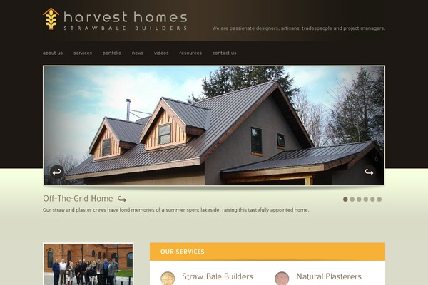 harvesthomes.ca site used Evolvebuilders