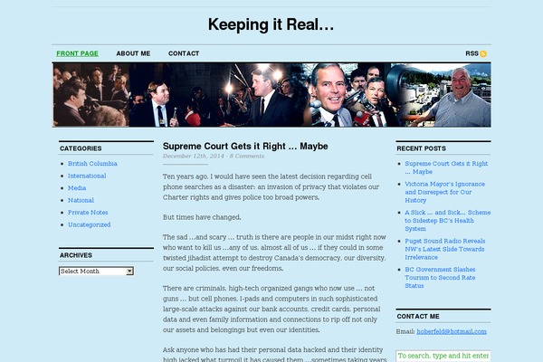 WordPress website example screenshot