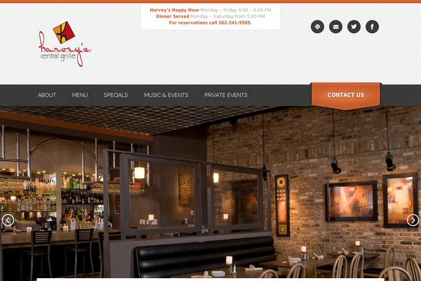 harveyscentralgrille.com site used Bistro-responsive_foodie_app-theme