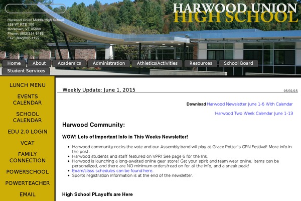 harwoodunion.com site used Wp-main