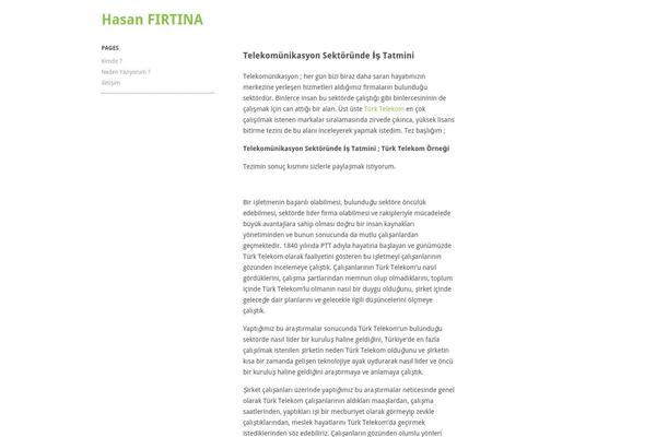 hasanfirtina.com site used Ari