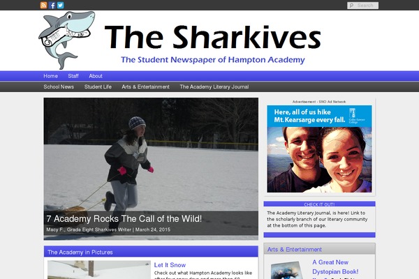 Sno Flex theme site design template sample