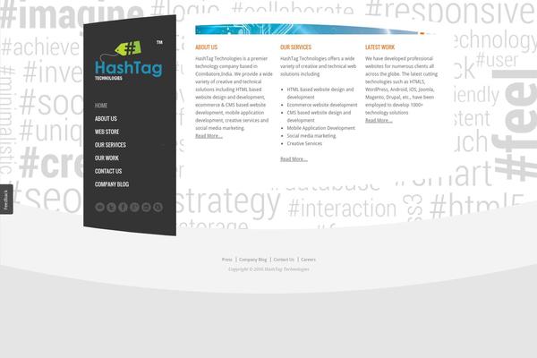hashtagtechnologies.com site used Hashtag