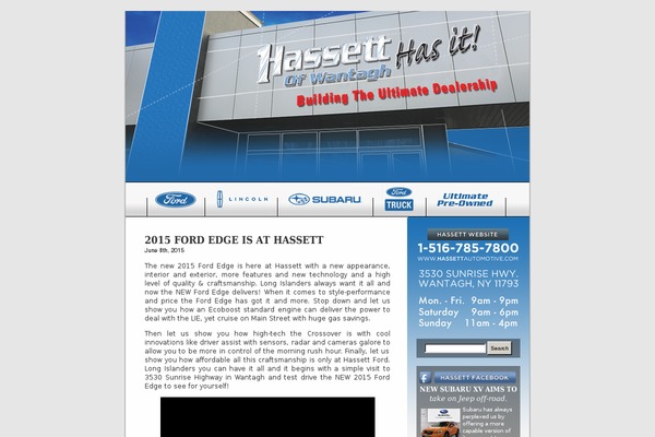 hassetthighlights.com site used Default