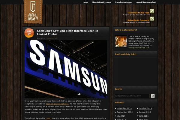 WordPress website example screenshot