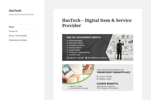 hastech.company site used Httheme