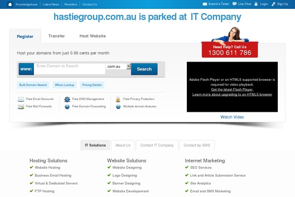 hastiegroup.com.au site used Itcompany