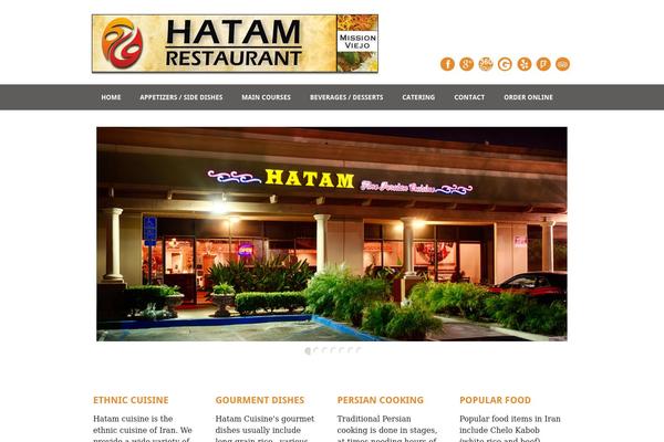 Restaurateur theme site design template sample