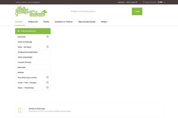 GreenMart theme site design template sample