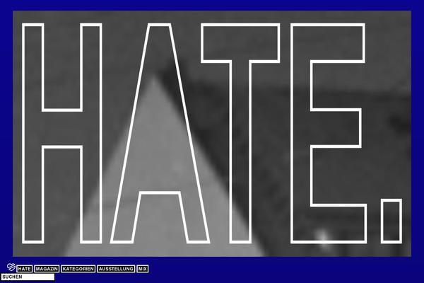 hate-mag.com site used Web3000theme
