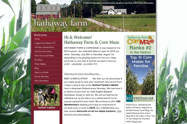 hathawayfarm.com site used Hathaway