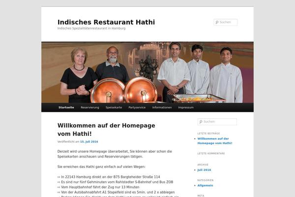 WordPress website example screenshot