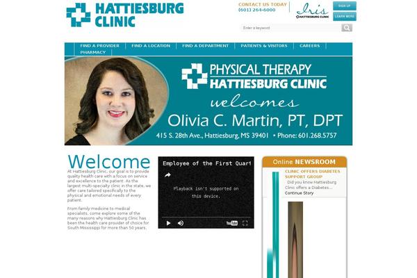 hattiesburgclinic.com site used Hattiesburg-2022