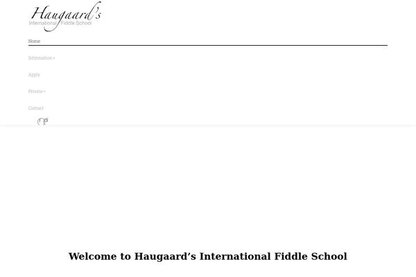 WordPress website example screenshot