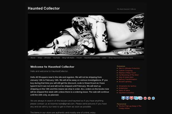 Dark TT theme site design template sample