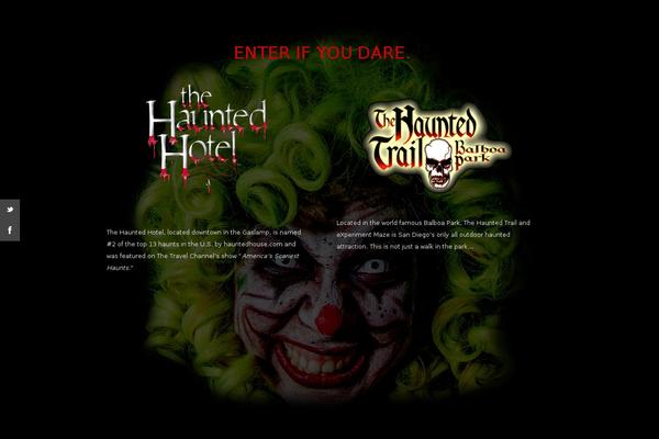 hauntedhotel.com site used Escapium