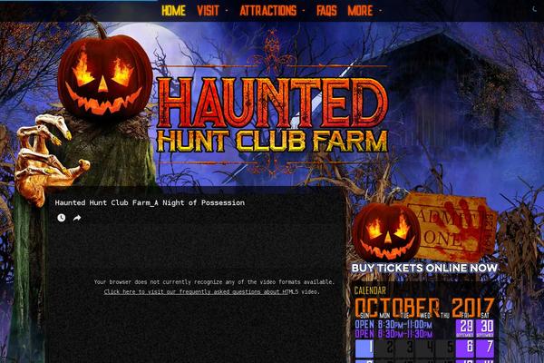 hauntedhuntclubfarm.com site used Hhcf2017
