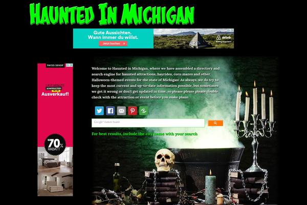 hauntedinmichigan.com site used Hauntedtwo