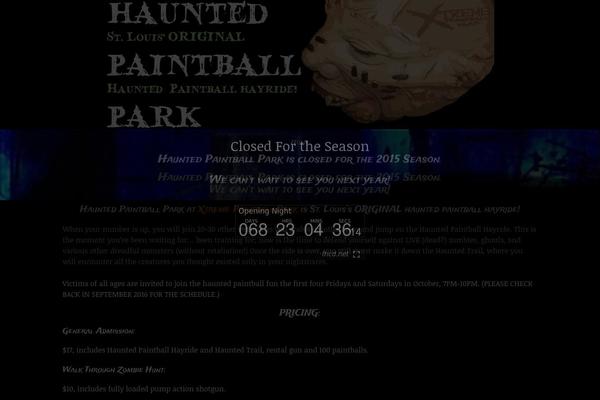hauntedpaintballpark.com site used My_theme