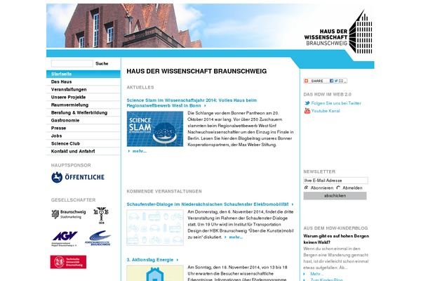 hausderwissenschaft.org site used Hdw