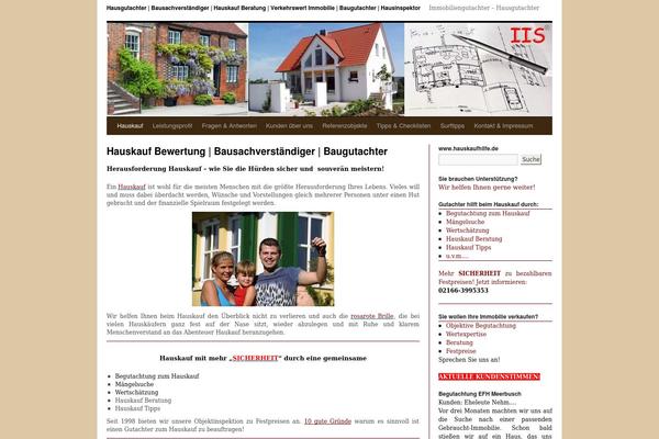 hauskaufhilfe.de site used Iis