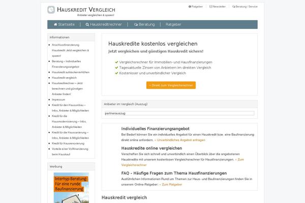 hauskreditvergleich.com site used J-finance