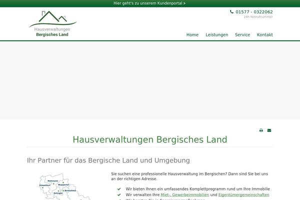 hausverwaltungen-bergischesland.de site used Phx