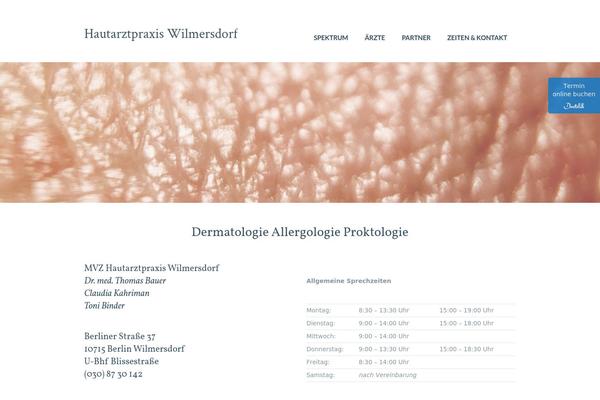 hautarztpraxis-wilmersdorf.de site used KindlyCare