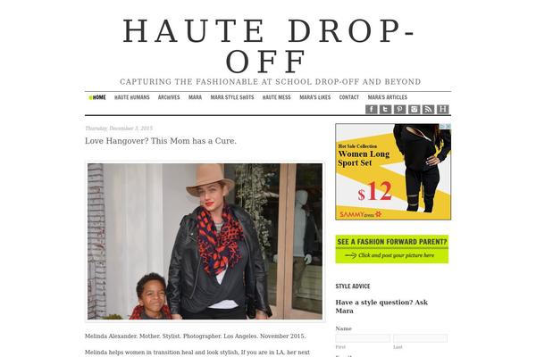 hautedropoff.com site used Haute