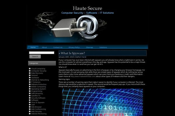 hautesecure.com site used Secure_network_wp