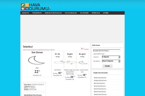 Site using Havadurumu plugin
