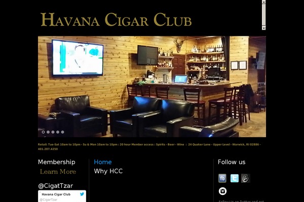 havana-cigar-club.com site used Hueman.1.4.5