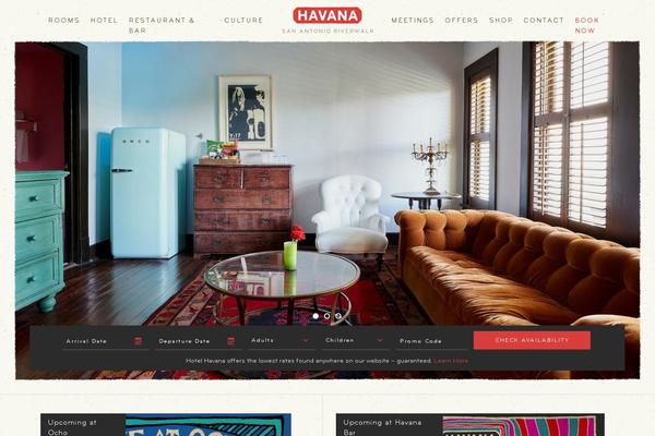Havana theme site design template sample