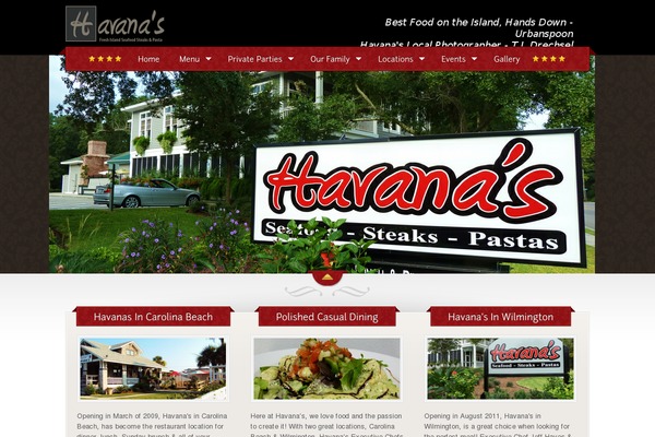 havanasrestaurant.com site used Havanas