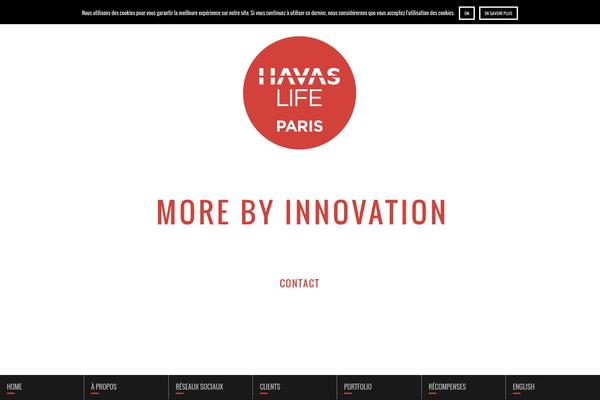 havaslifeparis.fr site used Arthur-wp