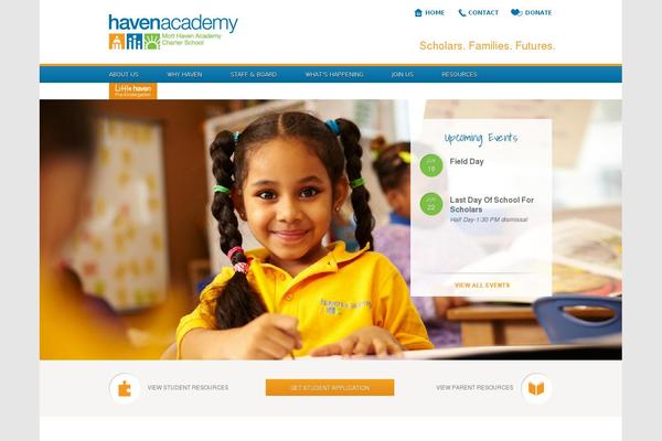 havenacademy.org site used Evangelist-child