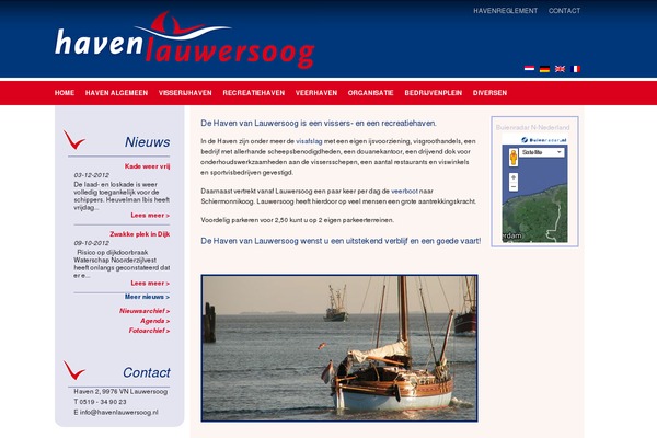 WordPress website example screenshot