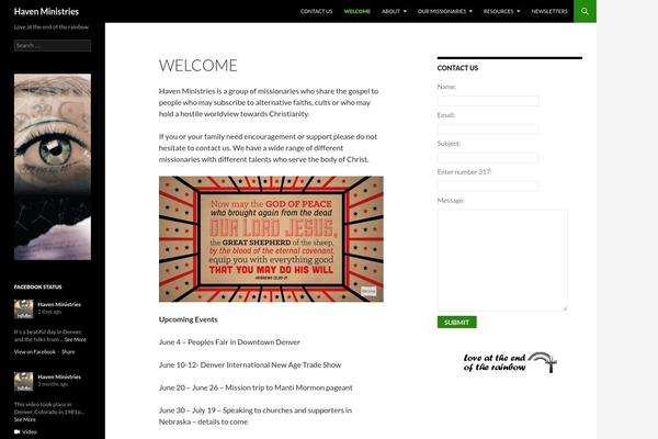 Twenty Thirteen theme site design template sample