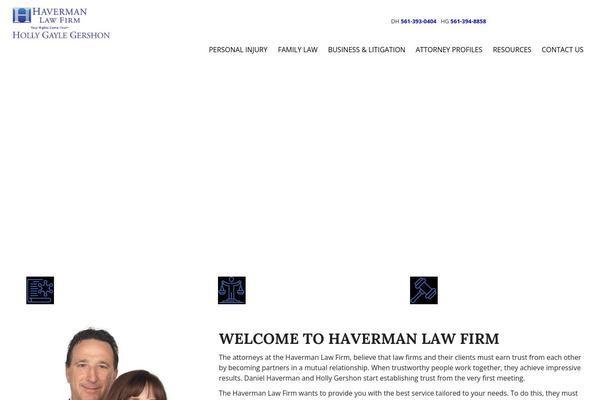 havermanlaw.com site used Iwdresponsive