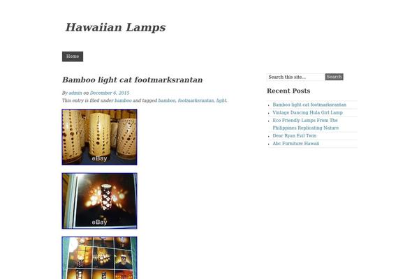 hawaiianlampsworld.us site used Default