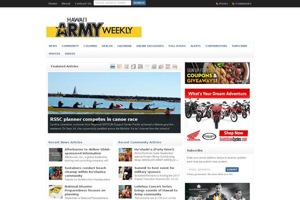 WP-Clear theme site design template sample